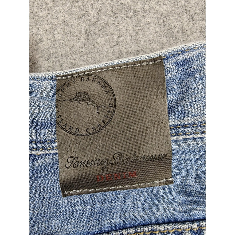 Tommy Bahama Cayman Island Jeans Mens 46x30 Light Wash Relaxed Straight Denim - Picture 8 of 15